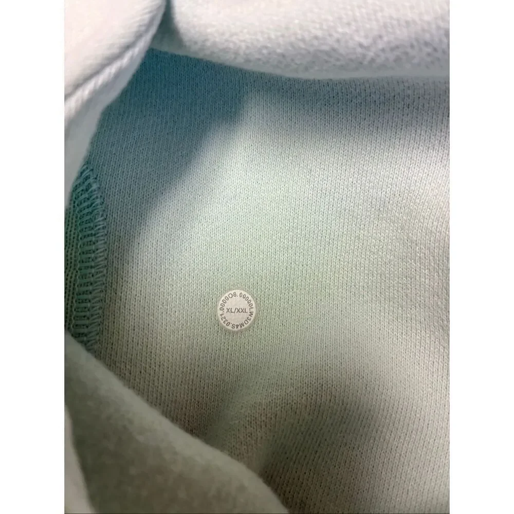 Lululemon 1/2 Zip Scuba Hoodie in Mint Green Size XL/XXL